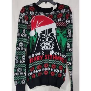 Dark Vader ''Merry Sithmas'' Christmas sweater men's small